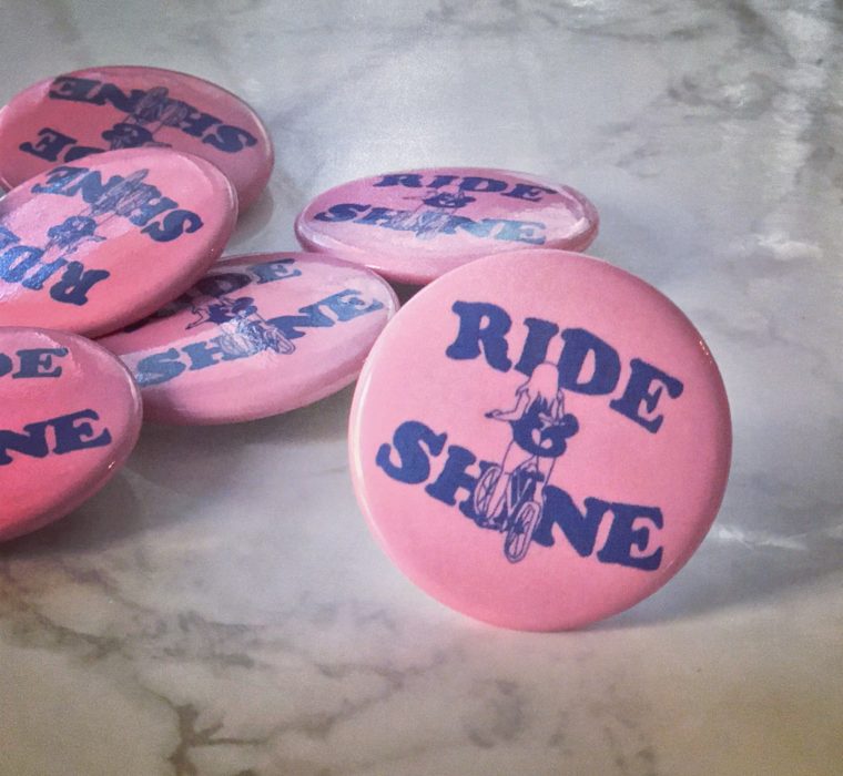 Ride and Shine Button by Amber Witzke
