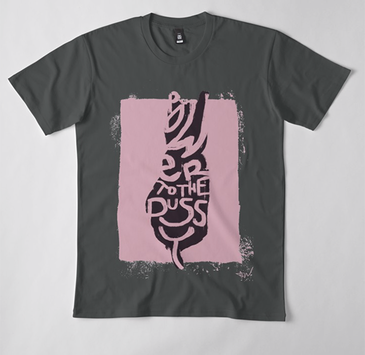 Power to the Pussy Art By Amber Witzke Available on Redbubble